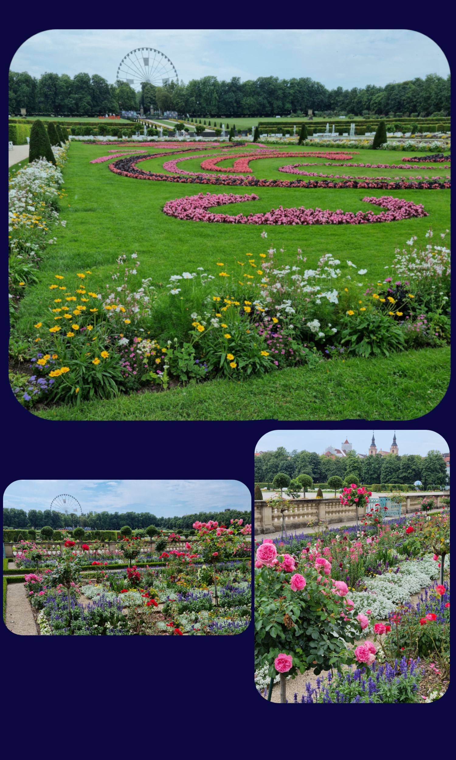 Bluehendes Barock Friedrichsgarten, Vorgarten, Mathildengarten